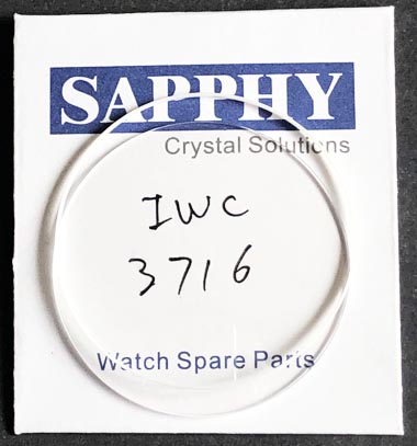 IWC 3716 cristal de reparação